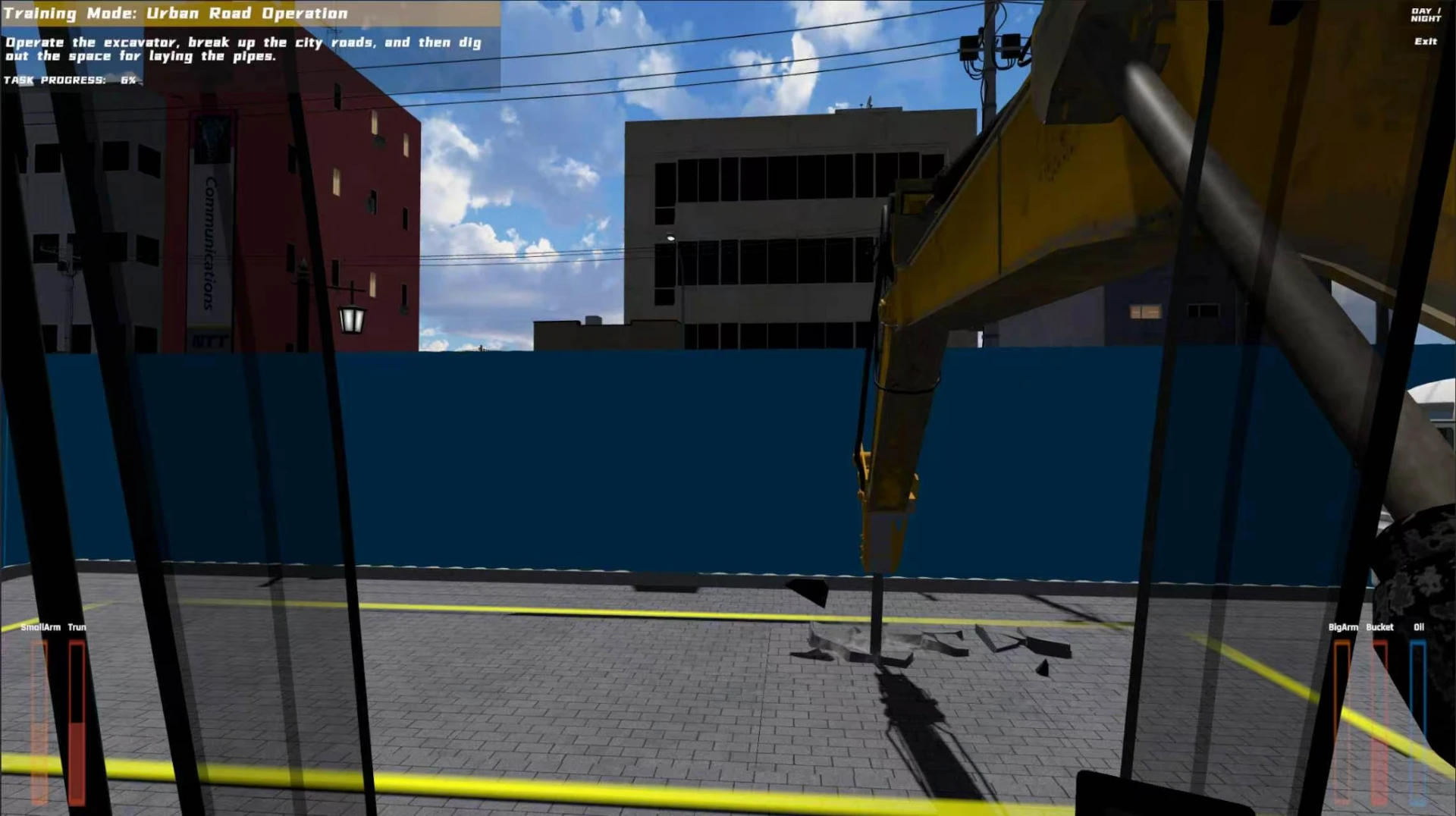 Urban road works
