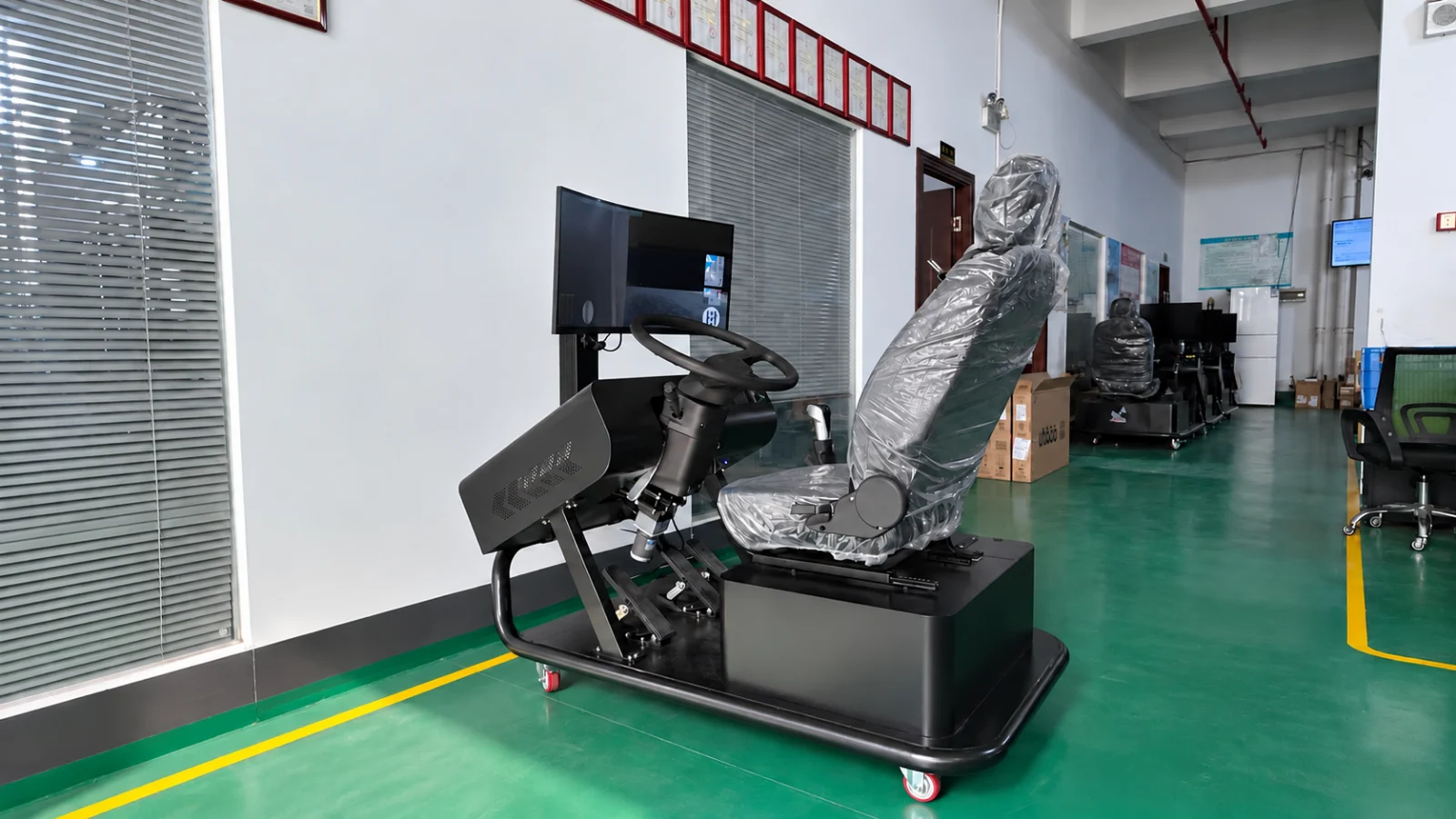 YSL-TRK-C34-M-V1 Single-Screen Heavy Vehicle Driving Simulator