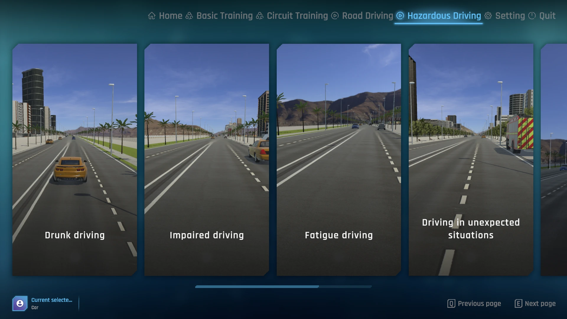 3DOF Automatic Car Driving Simulator — Equipment photograph