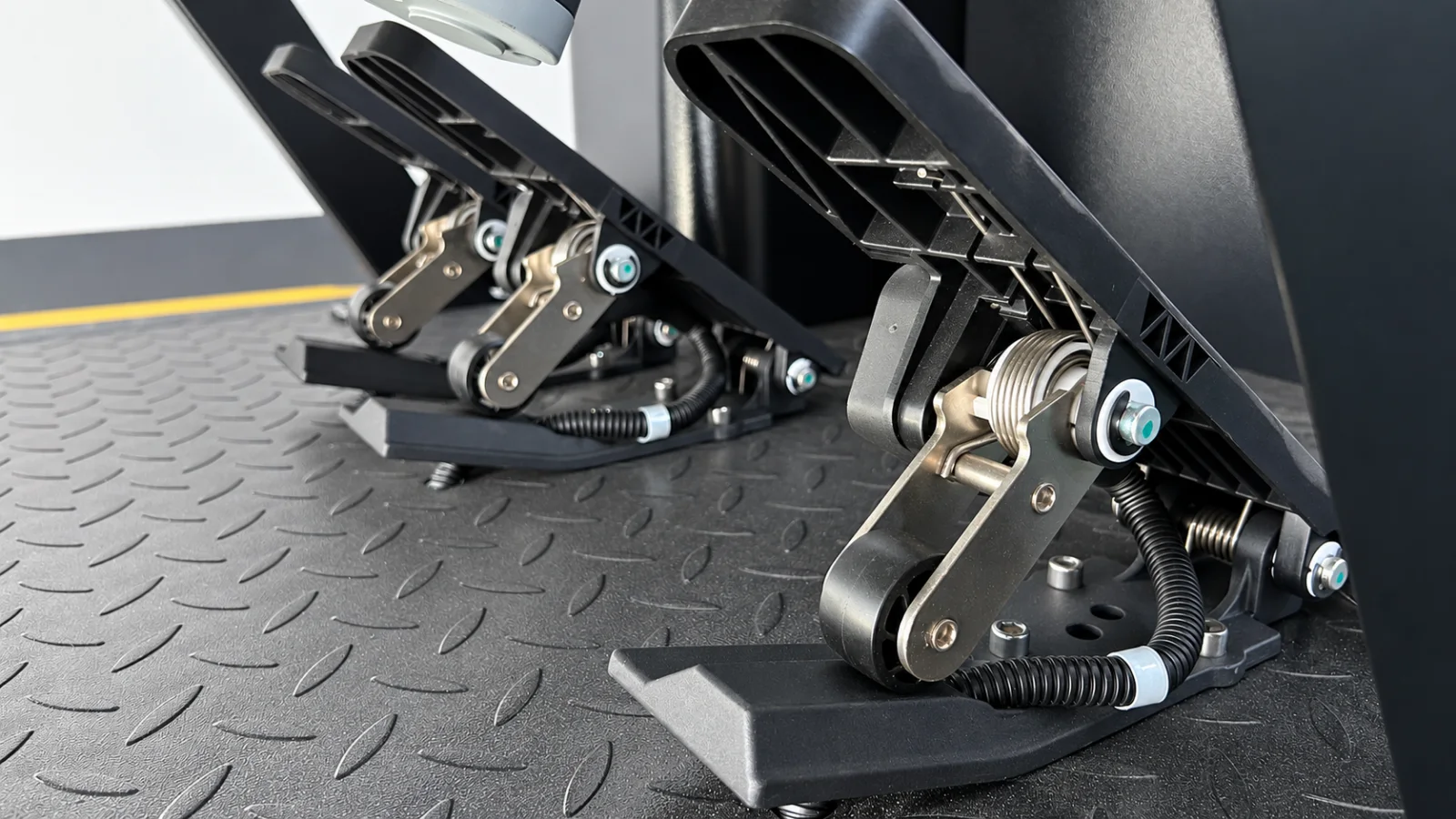 Clutch, brake and accelerator pedals