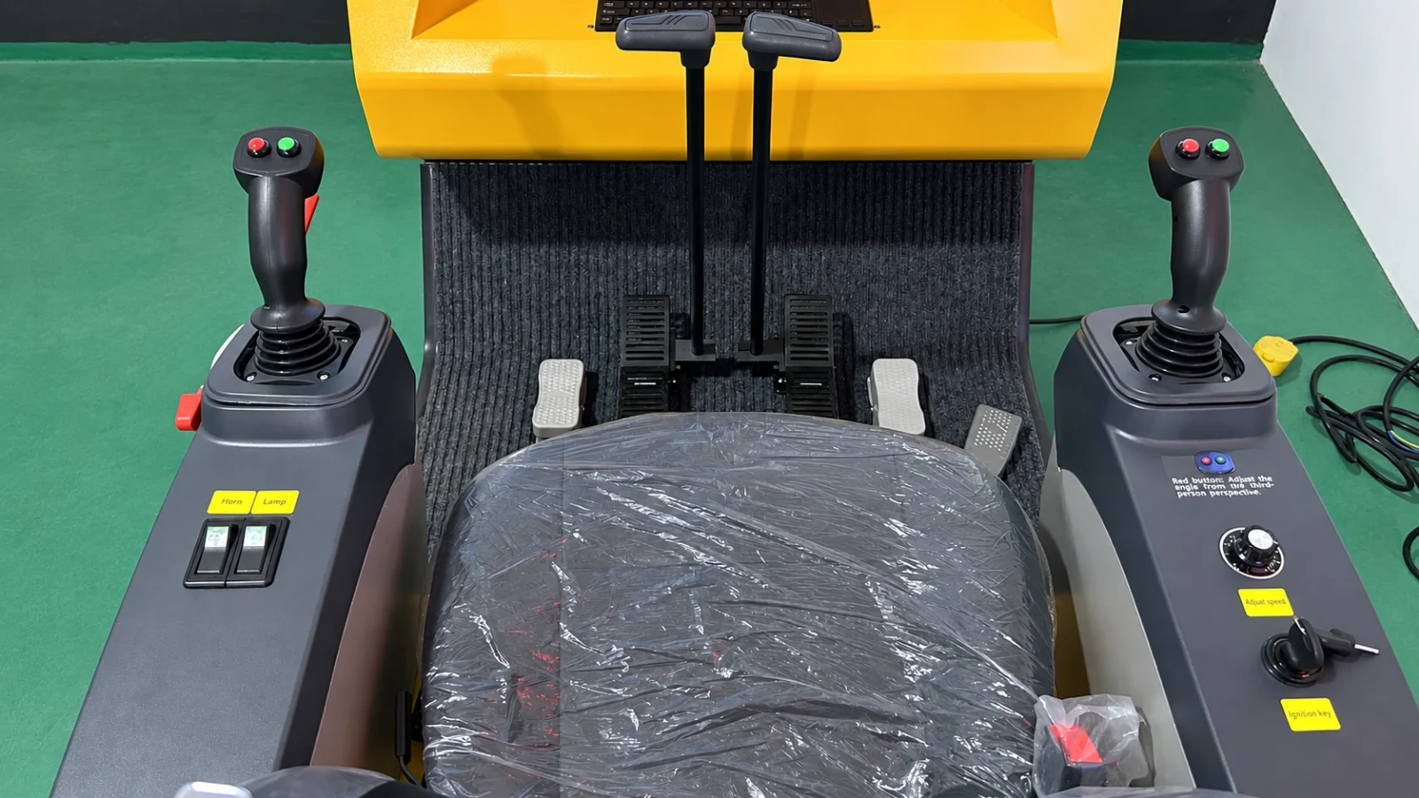 Excavator Simulator — Equipment photograph
